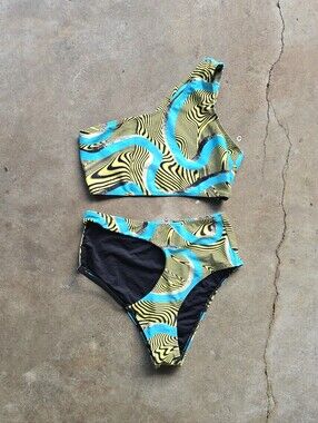 Icon Swim Abstract Cutout Pattern Bikini